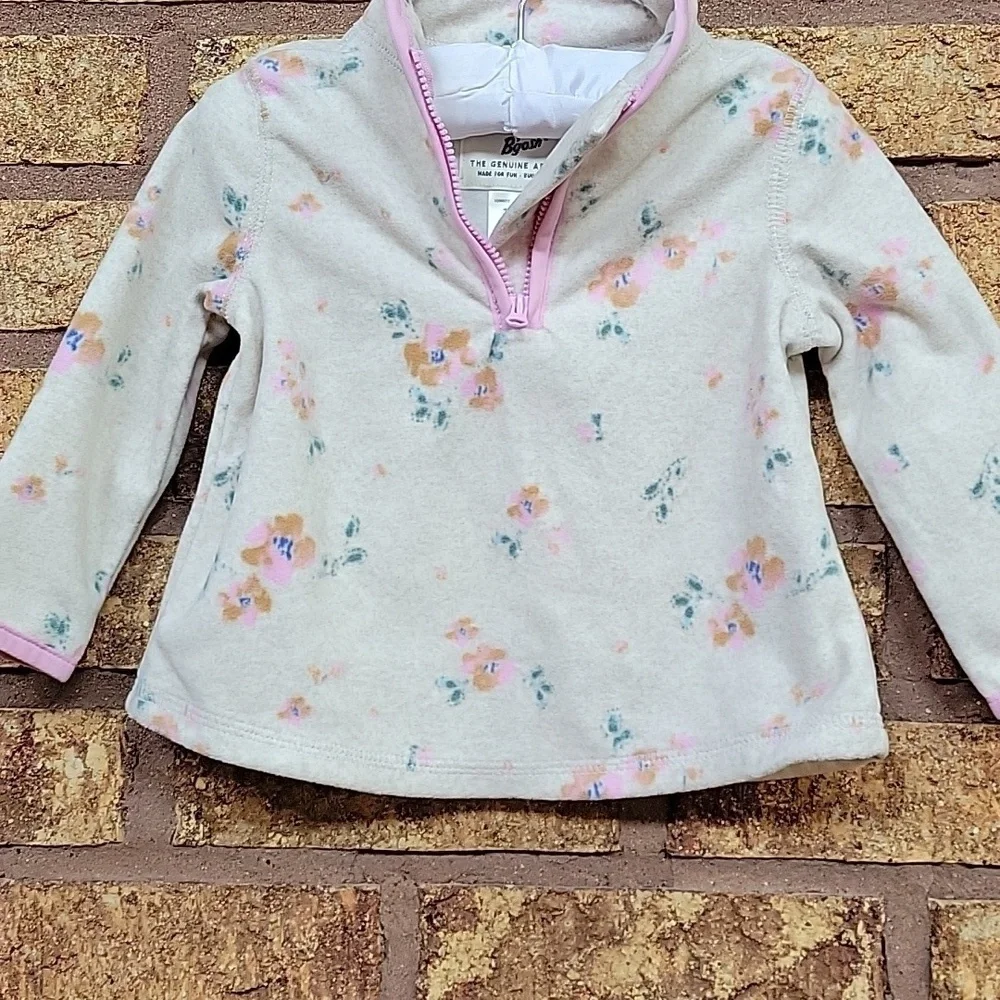Oshkosh B'gosh Floral Cream Pullover Size 12 Months NWOT
